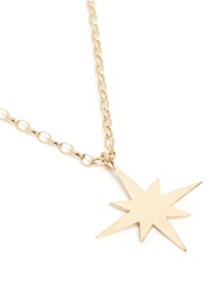 Figure View - Click To Enlarge - SYDNEY EVAN - 'Pure Starburst' 14k yellow gold necklace