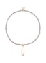 Main View - Click To Enlarge - SYDNEY EVAN - Diamond 14k yellow gold safety pin charm bead bracelet