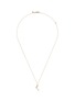Main View - Click To Enlarge - SYDNEY EVAN - Diamond emerald 14k yellow gold small martini pendant necklace