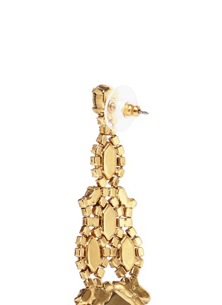 Detail View - Click To Enlarge - ERICKSON BEAMON - Swarovski crystal chandelier earrings
