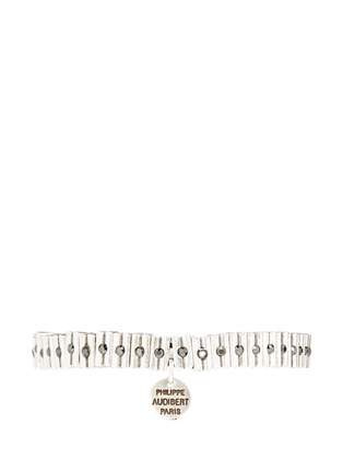 Main View - Click To Enlarge - PHILIPPE AUDIBERT - 'Claudie' Swarovski crystal bead elastic bracelet