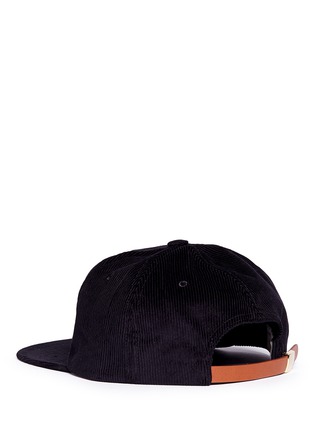 Figure View - Click To Enlarge - MAISON KITSUNÉ - 'Parisien' embroidered corduroy baseball cap