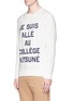 Front View - Click To Enlarge - MAISON KITSUNÉ - 'Je Suis Allé' print sweatshirt