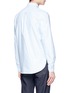Back View - Click To Enlarge - MAISON KITSUNÉ - Fox appliqué Oxford shirt