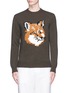 Main View - Click To Enlarge - MAISON KITSUNÉ - Fox intarsia lambswool sweater