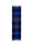 Main View - Click To Enlarge - MAISON KITSUNÉ - 'Courage' threaded check virgin wool blend scarf