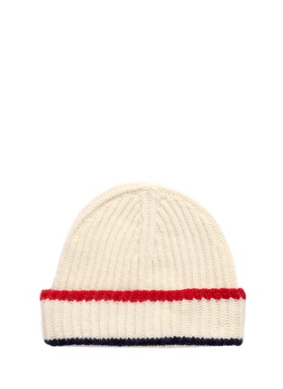 Main View - Click To Enlarge - MAISON KITSUNÉ - Baby alpaca-Merino wool knit beanie
