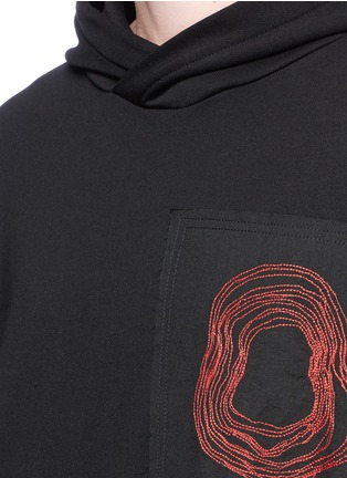 Detail View - Click To Enlarge - 71511 - 'Welde' circle patch oversized hoodie