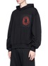 Front View - Click To Enlarge - 71511 - 'Welde' circle patch oversized hoodie