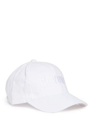 Main View - Click To Enlarge - 74059 - 'Beyond' embroidered unisex baseball cap