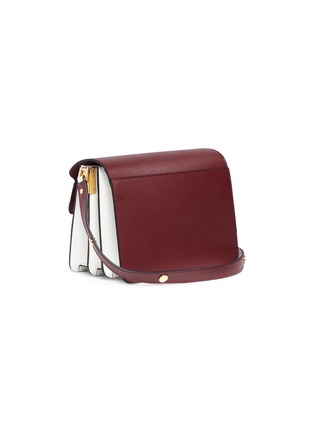 Figure View - Click To Enlarge - MARNI - 'Trunk' colourblock saffiano leather shoulder bag