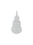 Main View - Click To Enlarge - SAMUEL KUNG - Diamond jade 18k white gold Guanyin pendant