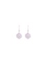 Main View - Click To Enlarge - SAMUEL KUNG - Diamond jade 18k white gold earrings