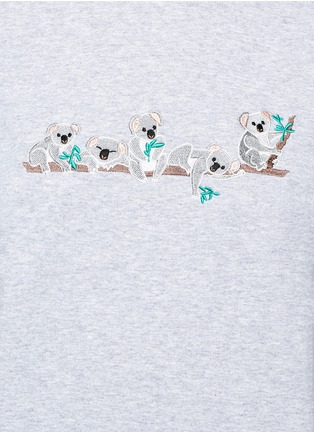 Detail View - Click To Enlarge - TOPSHOP - Koala embroidered sweatshirt