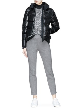 Figure View - Click To Enlarge - TEMPLA - Hooded down puffer jacket