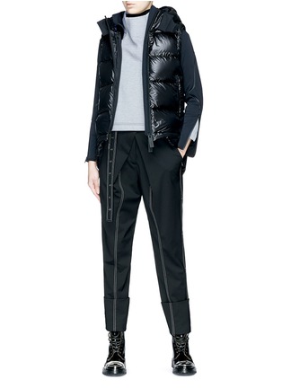 Figure View - Click To Enlarge - TEMPLA - Two-in-one jacket and down puffer vest