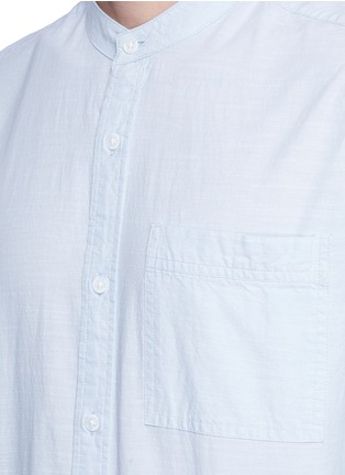 Detail View - Click To Enlarge - TOPMAN - Slub woven cotton shirt