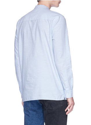 Back View - Click To Enlarge - TOPMAN - Slub woven cotton shirt