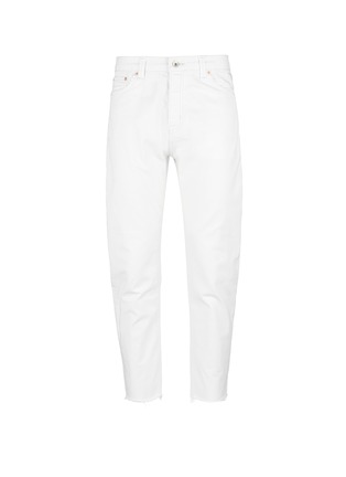 Main View - Click To Enlarge - TASAKI - Frayed cropped jeans
