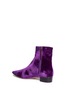 Detail View - Click To Enlarge - ELLERY - Rib velvet ankle boots