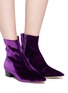 Figure View - Click To Enlarge - ELLERY - Rib velvet ankle boots