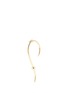 Detail View - Click To Enlarge - MICHELLE CAMPBELL - 'Milky Way' 14k gold plated wavy bar earrings