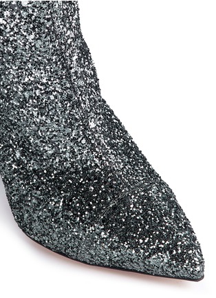 Detail View - Click To Enlarge - ISABEL MARANT - 'Luliana' foldover cuff glitter booties