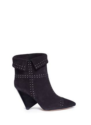 Main View - Click To Enlarge - ISABEL MARANT - 'Lizynn' stud suede boots