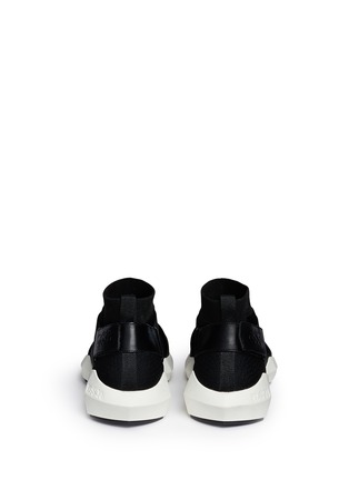 Back View - Click To Enlarge - ASH - 'Quo' grosgrain strap knit sneakers