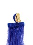 Detail View - Click To Enlarge - OSCAR DE LA RENTA - Feather tassel drop clip earrings