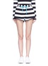 Main View - Click To Enlarge - THE UPSIDE - 'Volley' stripe sweat shorts