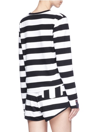 Figure View - Click To Enlarge - THE UPSIDE - 'Martina' stripe long sleeve T-shirt