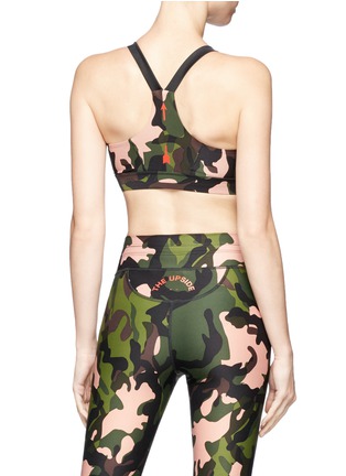 Figure View - Click To Enlarge - THE UPSIDE - 'Crystal Camo' sports bra