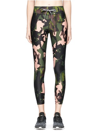 Main View - Click To Enlarge - THE UPSIDE - 'Crystal Camo' performance leggings