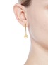 Figure View - Click To Enlarge - RUIFIER - 'Super Happy' 18k yellow gold vermeil earrings