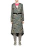 Main View - Click To Enlarge - THE UPSIDE - 'Camo Anja' belted parka