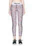 Main View - Click To Enlarge - THE UPSIDE - 'Fire and Rain' print cropped performance leggings