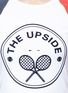 Detail View - Click To Enlarge - THE UPSIDE - Colourblock tennis logo T-shirt