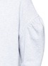 Detail View - Click To Enlarge - THE UPSIDE - Lace-up back sweatshirt