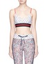 Main View - Click To Enlarge - THE UPSIDE - 'Witch Mountain Zoe' print cropped top
