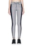 Main View - Click To Enlarge - THE UPSIDE - 'Majestic' stripe outseam geometric print yoga pants