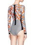 Back View - Click To Enlarge - THE UPSIDE - 'Sea of Koi' print paddle suit