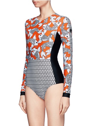 Figure View - Click To Enlarge - THE UPSIDE - 'Sea of Koi' print paddle suit