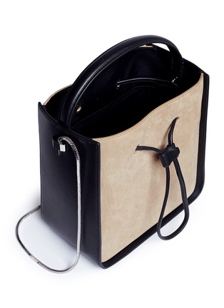 - 3.1 PHILLIP LIM - 'Soleil' small colourblock leather drawstring bucket bag