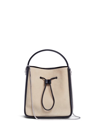 Main View - Click To Enlarge - 3.1 PHILLIP LIM - 'Soleil' small colourblock leather drawstring bucket bag