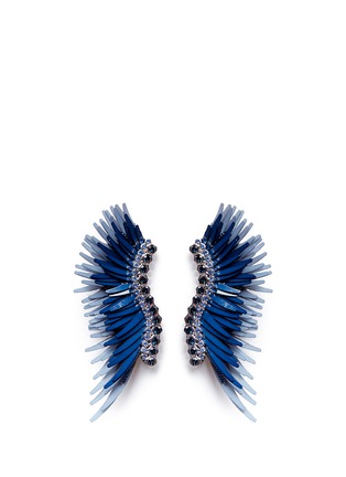 Main View - Click To Enlarge - MIGNONNE GAVIGAN - 'Lux Madeline' glass crystal beaded paillette earrings