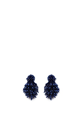 Main View - Click To Enlarge - MIGNONNE GAVIGAN - 'Burst' glass bead cluster fringe earrings
