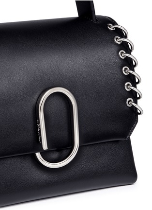  - 3.1 PHILLIP LIM - 'Alix' pierced paperclip flap mini leather satchel