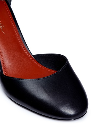 Detail View - Click To Enlarge - 3.1 PHILLIP LIM - 'Drum' mirror heel d'Orsay leather pumps