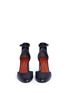 Front View - Click To Enlarge - 3.1 PHILLIP LIM - 'Drum' mirror heel d'Orsay leather pumps
